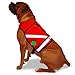PooBoss K9 Utility Vest, Large (50-75-Pound), Red