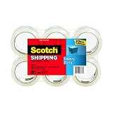 Scotch Heavy Duty Shipping Packaging Tape, 1.88 Inches x 54.6 Yards, 6-Rolls (3850-6)