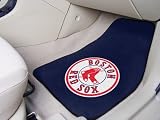 Boston Red Sox Printed Carpet Car Mat 2 Piece Set
