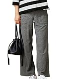 犬印本舗 Fairy フェアリー 産前 産後 対応 裏起毛 はらまき ストレート パンツ M チャコール