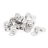 uxcell　パイプストラップ　チューブストラップ　パイプ クランプ　ステンレス鋼　10個