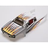 Team Losi Desert Truck Painted Body w Stickers, White by TEAMLOSI