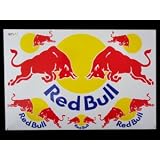 【STICKER】大人気!!!RED　BULL（レッド・ブル）ステッカー（L）-RD5