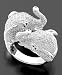 Sterling Silver Diamond Elephant Ring (1/2 ct. t.w.)