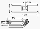 H-Shaped Twin Stainless Steel Burner Special Venturi