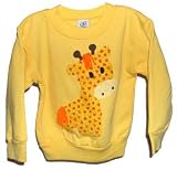 Little Giraffe Applique Sweatshirt by Bizzy Bumpkins