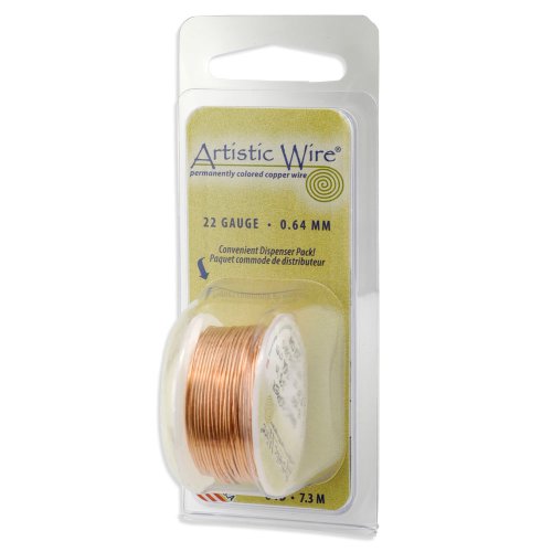 Artistic Wire 18-Gauge Bare Copper Wire, 4-Yards 