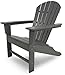 POLYWOOD SBA15GY South Beach Adirondack Chair