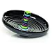 "Pirouette" Spinning Desk Organizer in Black Finish: Black