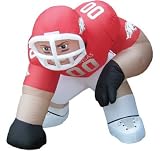Huge 5' NCAA Arkansas Razorbacks Lineman Inflatable Outdoor Yard Decoration
