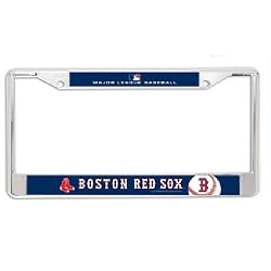 Boston Red Sox MLB Chrome License Plate Frame