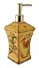 SOAP DISPENSER LOTION JAR BAMBOO ROOSTER SUNFLOWER