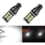 JDM ASTAR 800 lumens Extremely Bright Error Free 921 912 PX Chipsets LED Bulbs For Backup Reverse Lights, Xenon White