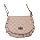 Small Quilted Cross Body Fashion Bag Nude Pink
