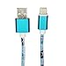 V.one Type C Cable, USB C to USB A Converter, Fast Charge (Cyan)