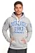 COLLEGE Kapuzenpullover Hoodie Sweater TOUCH BACKERS 1983 Athletics GRAU Gr. S