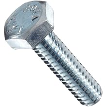 Grade 2 Zinc Plated Steel Hex Bolt