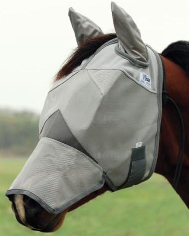 CASHEL CRUSADER ★ COOL FLY MASK EYE PROTECTION ★ RATED #1 ★ LONG NOSE WITH EARS ★ ALL SIZES (Warmblood)