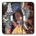 Cindy Thorrington Haggerty Other Spirit Beauties - Autumn Ghost Warrior - Light Switch Covers - double toggle switch