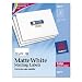 Avery 6871 White laser labels for color printing, 1-1/4 x 2-3/8 label, 450 labels/pack
