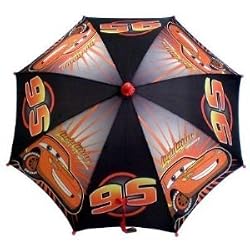 Disney Pixar's Cars Movie Umbrella - Disneys Licensed Car 95 Childrens Kids Rain or Sun Umbrella featuring Lightning McQueen (Great Gift Idea for Boys or Girls)