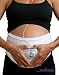 Sound Beginnings Pregnancy Music Belly Band, White, Small