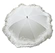 Fairy Tale Feather Romance Parasol in White