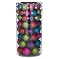 69 Ct Glass Ornament Tub - Multi Matte