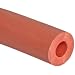 Thomas 1887 Gum Rubber Red Extruded Vacuum Tubing, 1-1/8" OD x 1/2" ID x 5/16" Wall Thick, 10' Length