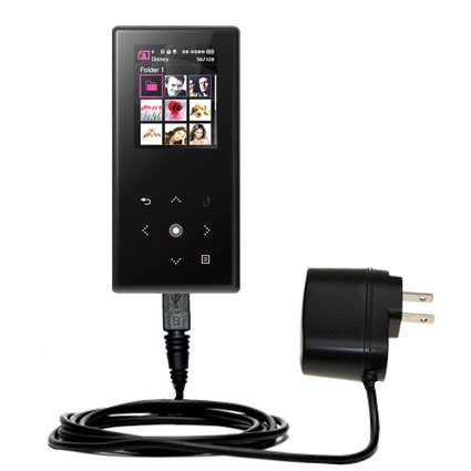 Rapid Wall / AC Charger for the Samsung YP-S5 - Gomadic Brand w/ TipExchange Technology