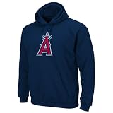 Los Angeles Angels of Anaheim Majestic Athletic Navy Tek Patch Hooded Sweatshirt