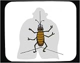 Mouse Pad with bug, screaming, humor, insect, cornered
