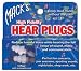 Soft Flanged Earplugs, Hear Plugs, Large, 1 pair, Sold by the dozen