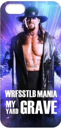 Custom Personalized WWE The Undertaker Cover Hard Plastic iPhone 5 Case