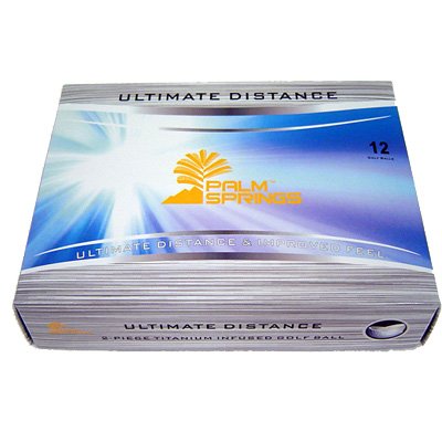 12 Palm Springs WHITE Ultimate Distance Golf Balls
