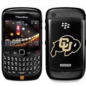 University of Colorado CU Buffalo on BlackBerry Curve 8520 8530 Phone Cover (Black)