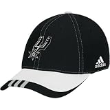 adidas San Antonio Spurs Black 2008 NBA Draft Day 1-Fit Flex Fit Hat