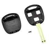 New 3 Buttons 37mm Short Blade Remote Uncut Key Case Shell Fob For Lexus IS300 LX RX ES GX SC