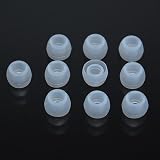 5 Pair Small Clear color Silicone Replacement Ear Buds Tips for Audio-Technica Skullcandy Monster Sony Ultimate Ears Sharp Sennheiser Plantronics TDK Phillips Panasonic Denon Griffin JVC + free Bluecell Cable Tie