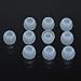 5 Pair Small Clear color Silicone Replacement Ear Buds Tips for Audio-Technica Skullcandy Monster Sony Ultimate Ears Sharp Sennheiser Plantronics TDK Phillips Panasonic Denon Griffin JVC + free Bluecell Cable Tie