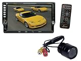 Lanzar Deluxe DVD/LCD/Camera Package for Car/Truck/SUV -- SD75MU 7 TFT Touch Screen DVD/VCD/CD/MP3/CD-R/USB/AM/FM/RDS Receiver + PLCM22IR Water Proof Rear View Camera with Lux Night Vision Capability.