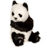 Hansa Panda Bear Cub Stuffed Plush Animal, Sitting - Medium