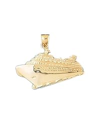 CleverEves 14K Gold Pendant Cruise Ship 5.3 - Gram(s)
