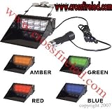 Crossfire LED Dash Flash 1 Single section LED DASH LIGHT w/hood