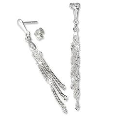 Silberdream Damen-Ohrstecker 3-Kettchen 925 Silber Sdo511