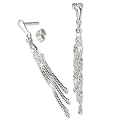 Silberdream Damen-Ohrstecker 3-Kettchen 925 Silber Sdo511