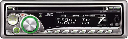 JVC KD-G341 CD / MP3 / WMA PlayerDetachable Facegreen Buttons