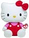 Ty Beanie Buddy Hello Kitty Red Overalls