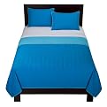 Home Brights Reversible Quilt - Blue