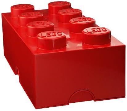 Lego Storage Brick 8 Red